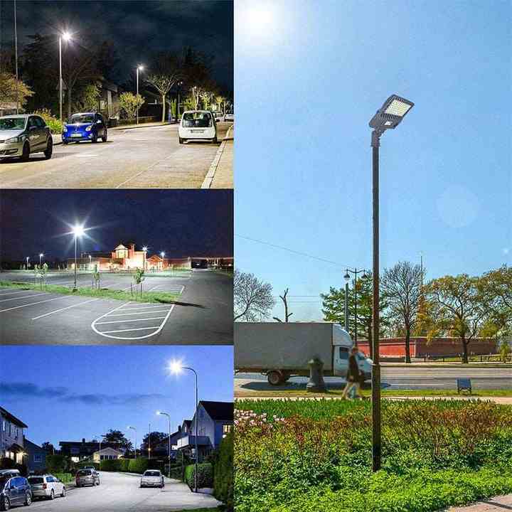 320W SMD LED Street Light 1000W HIP/MH Replacement 44,800 Lumens 5000K Color Aluminum Alloy Body IP66/67 for Parking Lot Areas