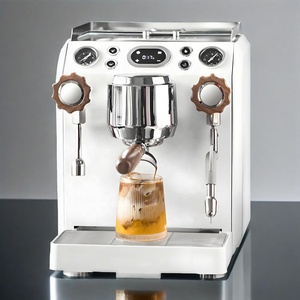 Cafetera Espresso Profesional de Alta Calidad, 2800w, 15 Bares, 1 Manómetro Doble, para Uso Doméstico y Comercial, de Granos a Taza - Product Image 1