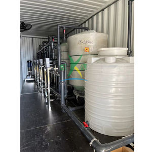 Filtre à eau saumâtre conteneurisé extérieur 20 tonnes par heure TDS20000PPM Purification de l'eau de puits de forage par osmose inverse - Product Image 4