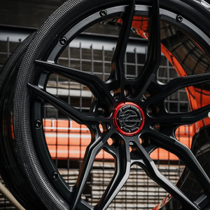 Trz 18 19 20 <span class=keywords><strong>21</strong></span> 22 23 24 pouces jantes de voiture de tourisme 5x120 5x112 5x114.3 forgé personnalisé 2 pièces roue en fibre de carbone rayon étoile - Product Image 3