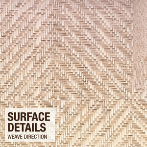 Verifizierter Hersteller Papyrus-Papiergewebe Wandverkleidung Diagonale Köper-Tapete Tapioka Neutrale Stroh-Abdeckrolle - Product Image 3