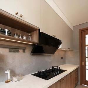 Muebles de Cocina Modernos de Estilo Europeo, Muebles de Cocina Pequeños, Encimera de Laminado de Mármol, Grifo, Bisagra, Cajón, Cesta, Accesorios - Product Image 5