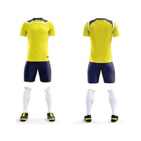 Camiseta de fútbol transpirable de secado rápido personalizada con sublimación térmica, uniformes de fútbol