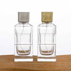 Thickened Transparent Glass <b>Perfume</b> <b>Bottle</b> with Thick Base, Square Refillable Cosmetic <b>Sample</b> <b>Bottle</b> - Product Image 3