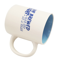 Mug à thé en céramique Modernqiu en gros, 330 ml/11 oz, tasse à café en porcelaine, accessoires en poterie, usage domestique, sublimation bon marché, droit