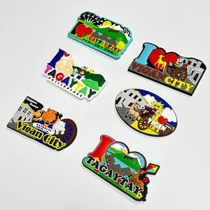 Special souvenir for friend Rubber Silicone Soft Hard PVC customised 3d fridge magnets