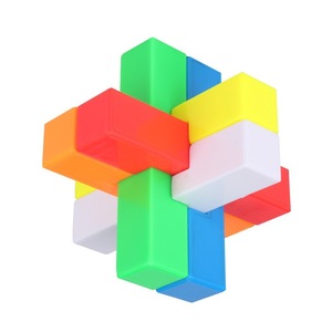 Yuxin Kongming Lock Puzzle, 6 couleurs, combinaison mixte, jouet de développement cognitif pour les enfants de 8 à 13 ans, puzzles à chevilles unisexes - Product Image 2