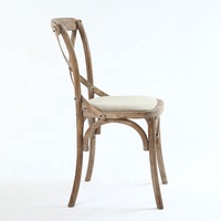 Chaises à dossier croisé en bois antique durables et confortables Chinese Toon Ksf25003