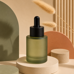 Botella de Vidrio Ámbar de Lujo para Cosméticos, 30 ml, para Aromaterapia, Fragancias, Aceites Esenciales, con Gotero - Product Image 2