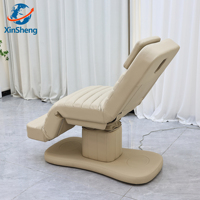 Fauteuil de Massage Électrique pour Soins du Visage, Table Cils, Lit d'Extension de Cils, Lit de Massage Spa pour Sourcils, Lit de Beauté et Chaise Technique