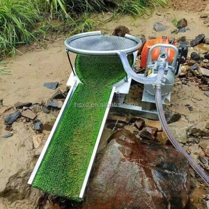 Machine <span class=keywords><strong>de</strong></span> prospection d'or portable à alimentation automatique, type canal <span class=keywords><strong>de</strong></span> lavage d'or alluvial, du fabricant chinois - Product Image 5