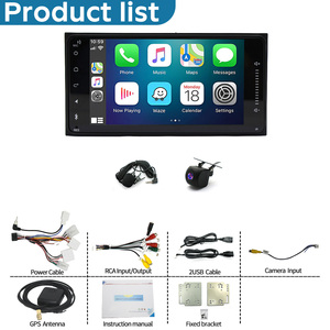 Autoradio à écran tactile AHD pour <span class=keywords><strong>Toyota</strong></span> <span class=keywords><strong>Corolla</strong></span> 2009-2013, Android 13, GPS, autoradio stéréo, navigation, Bluetooth avec CarPlay sans fil - Product Image 6