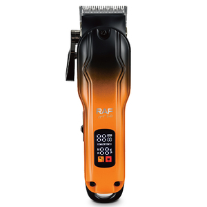 Tondeuse à cheveux professionnelle RAF 5W, recharge USB, lame en acier au carbone, autonomie de 180 minutes, dents réglables R.4044O, RAF Professional 5W Hair U - Product Image 4