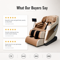 Fauteuil de massage Shiatsu 4D à gravité zéro pour usage domestique, avec massage des pieds, de haute qualité et à prix abordable, vente en gros par l'usine Leercon