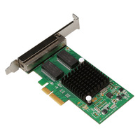 Maxsun — carte réseau RJ45 multiport, 4 ports, 10/100/1000 mb/s, PCI-E, processeur Intel I350, pour windows 7, haute qualité