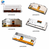 Panel Layar LCD Mobil Kecerahan Tinggi LAM123G071A LAM123G071B LAM1231028A LAM12333559A Pengganti Layar TFT Otomotif
