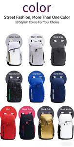 Nouveau sac à dos de sport léger en denim grande capacité, fermeture éclair imperméable, personnalisable - Product Image 5