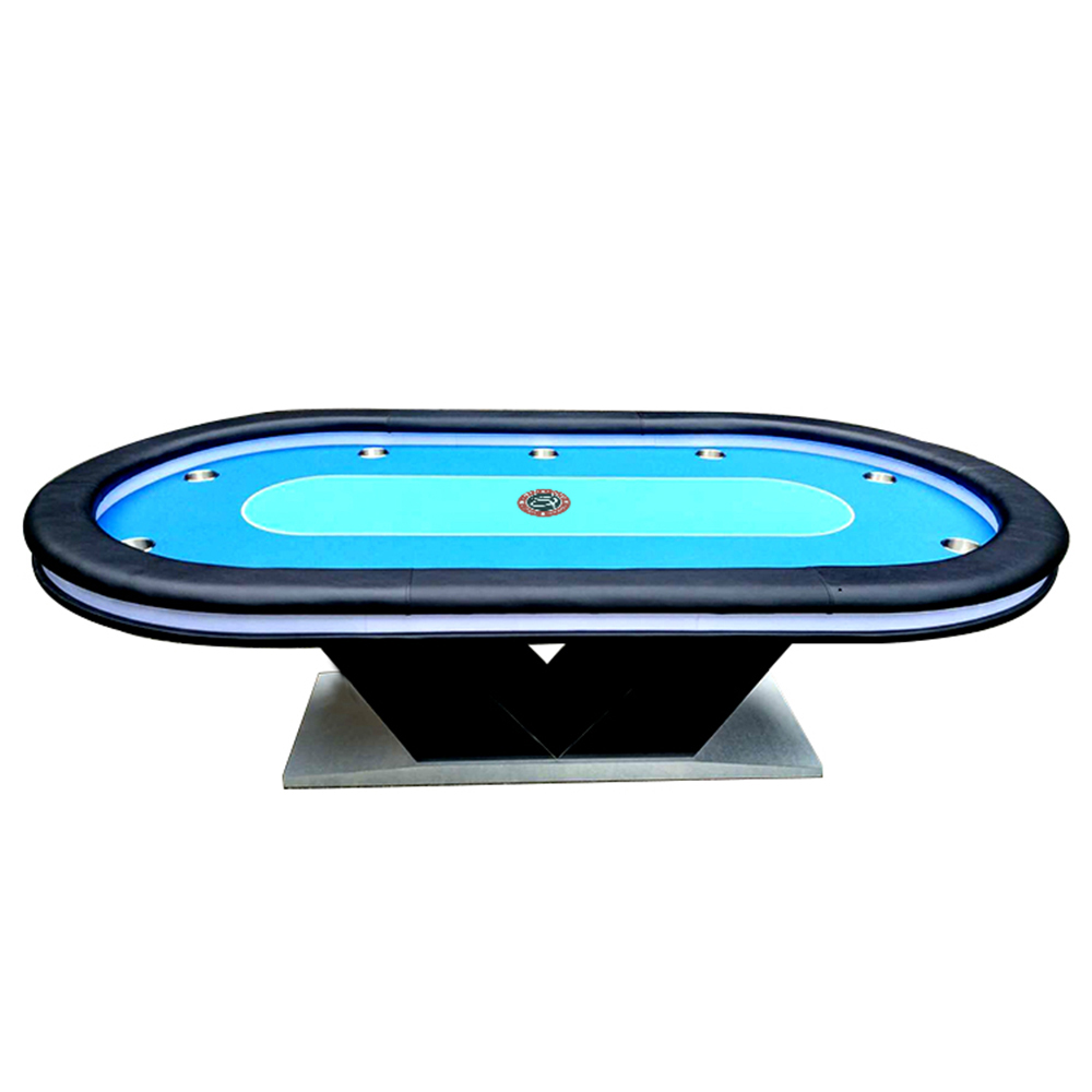 Vente à durée limitée Table Poker Personnaliser Table de Poker Gambling Table de Poker 10 places avec salle à manger