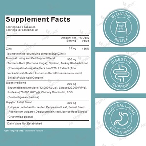 สูตรผลิตภัณฑ์เสริมอาหารเพื่อสุขภาพลำไส้ aeglewell พร้อมโปรไบโอติกพรีไบโอติกโปสโตไบโอติกและเอนไซม์ย่อยอาหารสำหรับผู้หญิงและผู้ชาย - Product Image 3