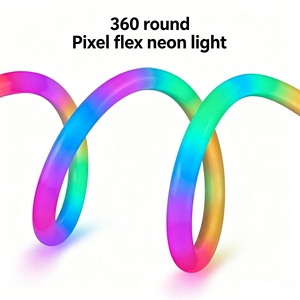 Luz de Neón Flexible RGB Direccionable de 360 Grados, <span class=keywords><strong>RGBIC</strong></span> Digital Mágico Ws2811 Ws2812B SM16703, Cuerda de Luz Flexible para Fiestas, Discotecas y Pubs - Product Image 2