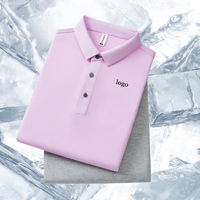 Super Septembre Chaud Polo de Golf Uni pour Hommes à Séchage Rapide 100% Polyester Vente en Gros Faible MOQ pour l'Été