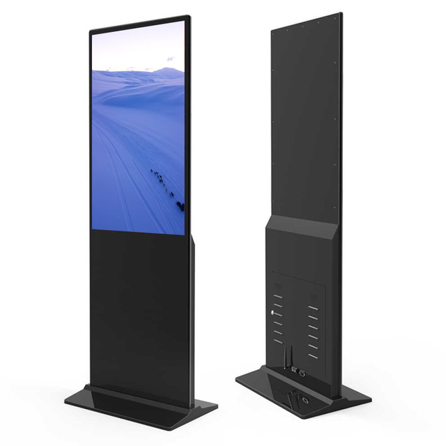 Floor Standing Vertical TV Touch Screen Kiosk 4K Indoor Advertising Player Display Screen HD LCD Digital Signage