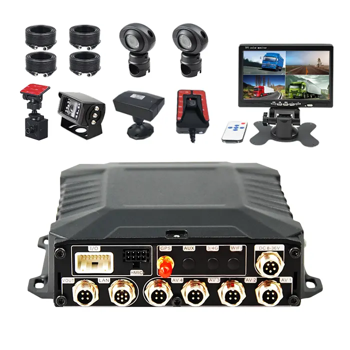 Mdvr 8ch Wifi 1080p Hdd הנייד Dvr רכב מעקב Ahd נדל בזמן Mdvr 8 ערוץ נייד Dvr עבור משאית אוטובוס בית הספר