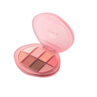 Private Label Mignon Violet Glitter Shimmer Pigments Lâches Palette D'ombres À Paupières 8 Couleurs Fard À Paupières Bio Longue Durée Multicrome Fard À Paupières