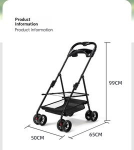 <span class=keywords><strong>Poussette</strong></span> pliable légère et portable pour animaux de compagnie, chiens, chats, petits animaux, usage professionnel, avec un seul bouton, pour les voyages <span class=keywords><strong>en</strong></span> plein air - Product Image 5