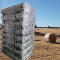 Filet de paillage 100% HDPE vierge avec stabilisateur UV intégral 1.23*2000 pour ensilage, ensilage de paille et foin, ensilage rond