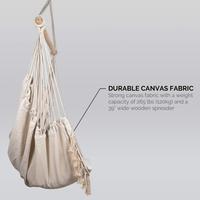 Hamac suspendu en macramé GSD pour l'extérieur, nouveau style, chaise suspendue en toile pour l'intérieur et l'extérieur