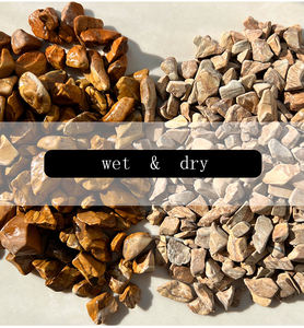 GCZ Gravier de reproduction de tortues à texture claire imitation bois jaune, <span class=keywords><strong>pierre</strong></span> concassée durable, écologique, surface lisse pour <span class=keywords><strong>jardin</strong></span> extérieur - Product Image 5