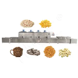 HNOC Continuous Heat Tunnel Oven Sterilization Multi Food Legumes Peas Dryer Dehydration Dry Machine