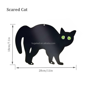 Metal Black Humane Control Outdoor Garden <span class=keywords><strong>Scare</strong></span> Cats con ojos reflectantes - Product Image 4