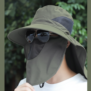 Cappuccio a falda larga tesa del magazzino della stella per gli agricoltori che lavorano il campo parasole il giardinaggio ciclismo & l'alpinismo - Product Image 1