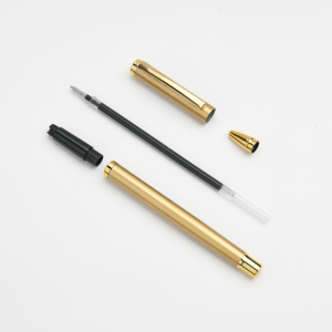 Stylos à bille métalliques haut de gamme personnalisés avec logo, encre noire, largeur d'écriture 0,5 mm, nouveau design, crayons de signature pour le bureau, l'école et le sport - Product Image 2