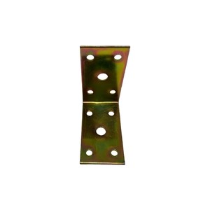 Support d'angle à cinq trous 35x65mm en acier laminé à froid plaqué, durable, pour connecteur de meuble - Product Image 4