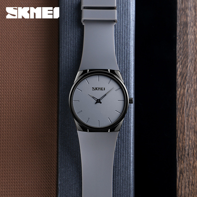Business Men's Quartz Watch 40mm Acrylic Band Pointer Dial Water Resistant Slim Design for Exclusive