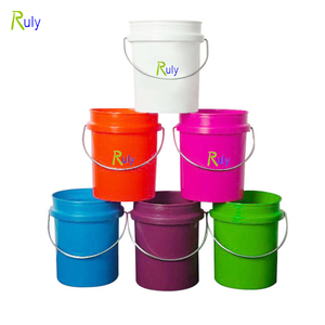 Seau rond en plastique PP <span class=keywords><strong>de</strong></span> 500 ml pour bonbons, recyclable, qualité alimentaire, avec poignée, emballage personnalisé, <span class=keywords><strong>peinture</strong></span>, jouet, rangement <span class=keywords><strong>de</strong></span> collations - Product Image 1
