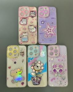 Phản ánh ánh sáng dễ thương phim hoạt hình trường hợp điện thoại cho Iphone 15 Pro Max trường hợp 14 cộng với 13 12 11 tùy chỉnh điện thoại trường hợp số lượng lớn bán buôn - Product Image 4