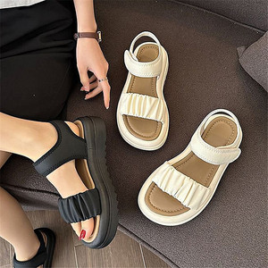 Sandalias de Plataforma de Moda Verano 2025 para Figuras Pequeñas, Cómodas con Tiras Cruzadas y Características que Aumentan la Estatura - Product Image 1