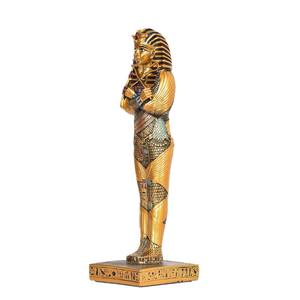 Gran oferta de adornos de recuerdo de viaje de <span class=keywords><strong>faraones</strong></span> egipcios antiguos Ramsés II Tutankamón Isis Sphinx artesanías de resina - Product Image 6