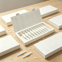 Boîte à tiroir rigide OEM en papier d'art blanc personnalisée avec compartiment intérieur – Emballage haut de gamme pour crèmes visage, produits de soin et de beauté