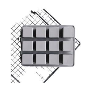 <span class=keywords><strong>Moldes</strong></span> <span class=keywords><strong>de</strong></span> silicona para jabón, 12 cavidades, cuadrado, hecho a mano, molde para hornear, molde para pasteles, <span class=keywords><strong>hacer</strong></span> hielo, pudín, Muffin, pan, Brownie, respetuoso con el medio ambiente - Product Image 4