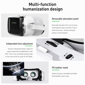 3D Audio-Visual Immersion Experience Vr Box Adjustable Volume Virtual Reality Headset Intelligent Vr Glasses with iOS Android - Product Image 3
