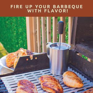 Prix d'usine – Tasse à badigeonner multifonctionnelle avec brosse en silicone, pot portable pour sauces et huiles, idéal pour les barbecues en extérieur et la cuisine - Product Image 6