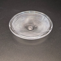 Abat-jour vintage en verre borosilicate à motif tissé, forme hautement transparente, lustres et appliques murales artisanales en verre soufflé
