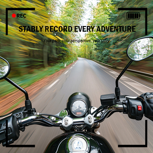 Cámara de Acción 4K con Estabilización de Imagen, Visión Nocturna Infrarroja, WiFi, Cámara Corporal 80 °   Lente Gran Angular para Motocicleta de Reparto - Product Image 6