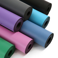 Tapis de yoga pour femmes en PU et caoutchouc naturel, épaisseur personnalisée, durable, résistant à l'eau, antidérapant, pliable, absorption des chocs, isolation acoustique, salle de sport