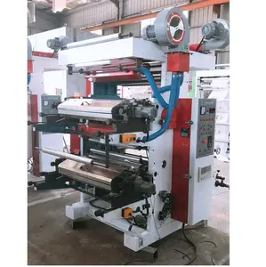 Automatische 2-farben-flexographische Druckmaschine Drucker für Polypropylen-Plastiktüten